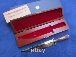 Vintage German Made Jim Bowie Knife Vidalia Sandbar Fight Dagger With Box