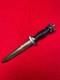 Vintage Germany Post-ww2 Black Panther Boot Fighting Knife/dagger With Sheath