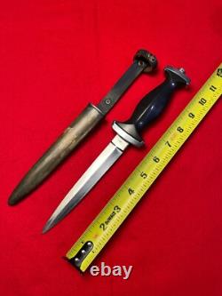 Vintage Germany Post-WW2 Black Panther Boot Fighting Knife/Dagger with Sheath
