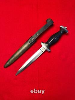 Vintage Germany Post-WW2 Black Panther Boot Fighting Knife/Dagger with Sheath