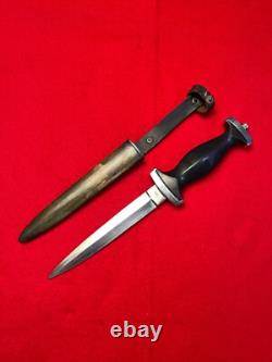 Vintage Germany Post-WW2 Black Panther Boot Fighting Knife/Dagger with Sheath