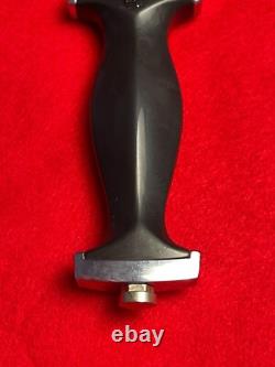 Vintage Germany Post-WW2 Black Panther Boot Fighting Knife/Dagger with Sheath