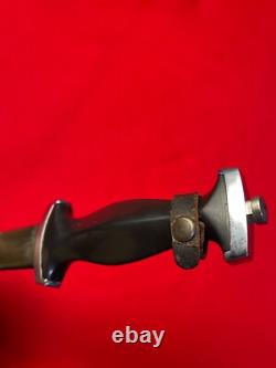 Vintage Germany Post-WW2 Black Panther Boot Fighting Knife/Dagger with Sheath