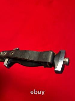 Vintage Germany Post-WW2 Black Panther Boot Fighting Knife/Dagger with Sheath