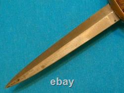 Vintage Germany Trench Art Knife Combat Fighting Dagger Stiletto Bowie Knives Ec