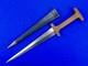 Vintage Italian Del Tin Reproduction Of Medieval Dagger Fighting Knife