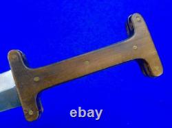 Vintage Italian Del Tin Reproduction of Medieval Dagger Fighting Knife