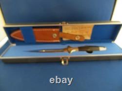 Vintage Kershaw Knife Dagger Model 1007 TROOPER With SHEATH & ORIG. BOX #3525