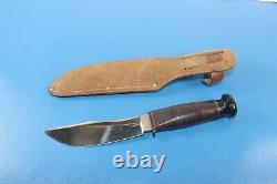 Vintage Kinfolks U. S. Military Pattern Bowie Knife Dagger + Scabbard Kinfolk's