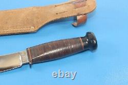 Vintage Kinfolks U. S. Military Pattern Bowie Knife Dagger + Scabbard Kinfolk's