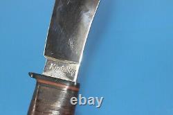 Vintage Kinfolks U. S. Military Pattern Bowie Knife Dagger + Scabbard Kinfolk's