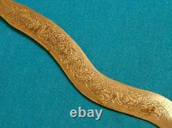 Vintage Oaxaca Mexico 15kris Combat Fighting Dirk Dagger Stiletto Knife Knives