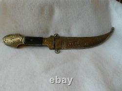 Vintage Omani Khanjar Knife Syrian Jambiya Dagger Kanjar Fighting / Sheath