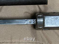Vintage Original WWII German K98 Combat Bayonet Dagger Knife Mundlos BYM 41