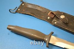 Vintage Parker Bros Mk II Style Military Commando Knife Dagger with Sheath
