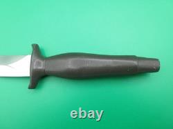 Vintage Parker Brothers Combo Edge Dagger Fixed Blade Knife Sheath Japan 12