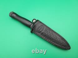 Vintage Parker Brothers Dagger Boot Fixed Blade Knife with Sheath Survival Japan