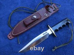 Vintage Randall Model 16-7 Special Fighter Dagger Fighting Knife And Sheath