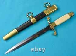 Vintage Replica of Soviet Russian USSR WW2 Dagger Fighting Knife with Scabbard