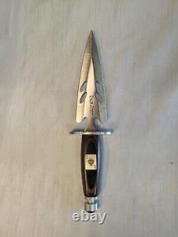 Vintage SABURO Handmade Japan Knife Dagger Ace Of Spades Ultimate Trump Card 12