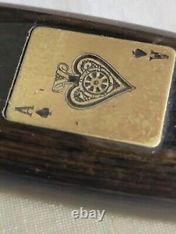 Vintage SABURO Handmade Japan Knife Dagger Ace Of Spades Ultimate Trump Card 12