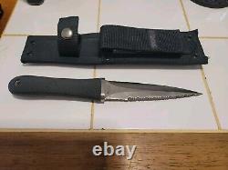 Vintage Sog Pentagon S14 Survival Knife Seki Japan Nylon Sheath Never Used