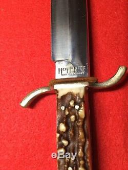 Vintage Solingen German Fighting Self-protection Hunting Dagger Knife Hoffritz