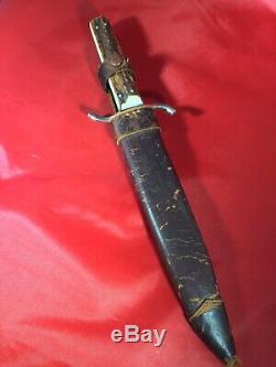 Vintage Solingen German Fighting Self-protection Hunting Dagger Knife Hoffritz