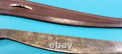 Vintage Southeast Asian Philippines Knife Dagger Talibon Sword + Sheath Filipino