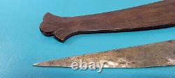 Vintage Southeast Asian Philippines Knife Dagger Talibon Sword + Sheath Filipino