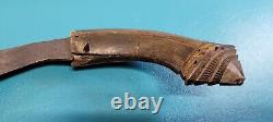 Vintage Southeast Asian Philippines Knife Dagger Talibon Sword + Sheath Filipino