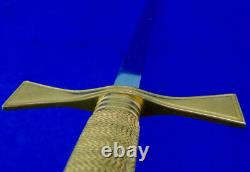 Vintage Spanish Spain Navy Naval Officer's Dagger Fighting Knife with Scabbard
