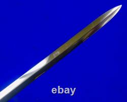 Vintage Spanish Spain Navy Naval Officer's Dagger Fighting Knife with Scabbard