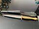 Vintage Stainless Steel Blade And Brass Dagger Full Tang