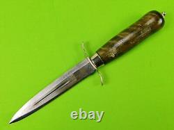 Vintage Swedish Sweden Hunting Fighting Knife Dagger with Scabbard