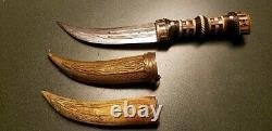 Vintage Syrian Hand Made Jambiya Dagger Fighting Knife Nice