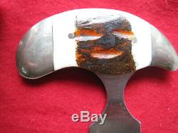 Vintage TAYLOR SETO SURGICAL JAPAN Hand Made Boot Dagger Knife Bone Handle