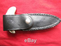 Vintage TAYLOR SETO SURGICAL JAPAN Hand Made Boot Dagger Knife Bone Handle