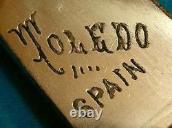 Vintage Toledo Spain Bull Fighting Weapons Dirk Dagger Stiletto Survival Knife