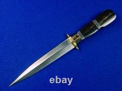 Vintage Turkish Turkey Custom Made Dagger Fighting Knife with Scabbard
