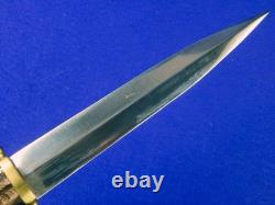 Vintage Turkish Turkey Custom Made Dagger Fighting Knife with Scabbard
