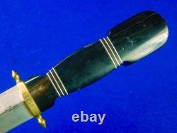 Vintage Turkish Turkey Custom Made Dagger Fighting Knife with Scabbard