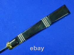 Vintage Turkish Turkey Custom Made Dagger Fighting Knife with Scabbard