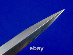 Vintage Turkish Turkey Custom Made Dagger Fighting Knife with Scabbard