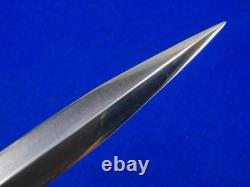 Vintage Turkish Turkey Custom Made Dagger Fighting Knife with Scabbard