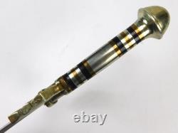 Vintage US Custom Made Large & Heavy Dagger Fighting Knife with Scabbard
