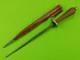 Vintage Us Custom Made Medieval Style Rondel Dagger Fighting Knife With Sheath