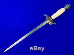 Vintage US Customized Civil War Militia Sword Stiletto Fighting Knife Dagger