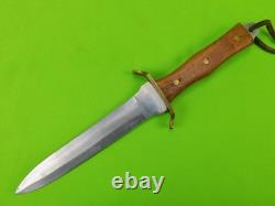 Vintage US WW2 Theater Custom Made Handmade Fighting Knife Dagger with Sheath