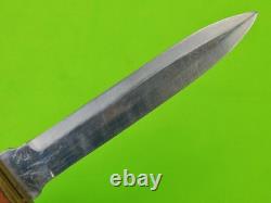 Vintage US WW2 Theater Custom Made Handmade Fighting Knife Dagger with Sheath